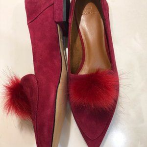 Halston Molly Faux Fur Pom